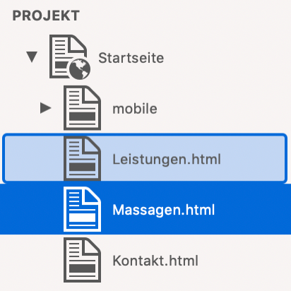 Seiten gruppieren