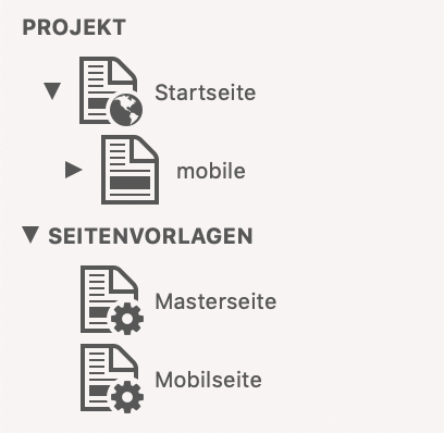 Seitenvorlagen Seitenleiste