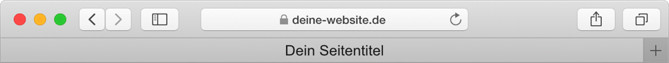 Website Safari Leiste